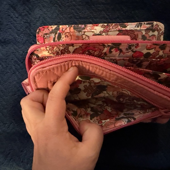 Vera Bradley Quilted Wallet in Vibrant Orange - Picture 5 of 5